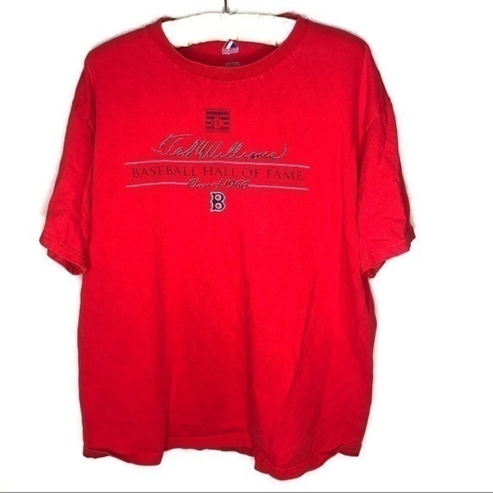 Majestic Ted William baseball hall of fame t-shirt